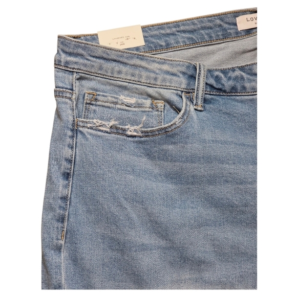 Lovervet by Vervet Adrian High Rise Wide Leg Light Wash Jeans NWT 24W - Picture 4 of 11